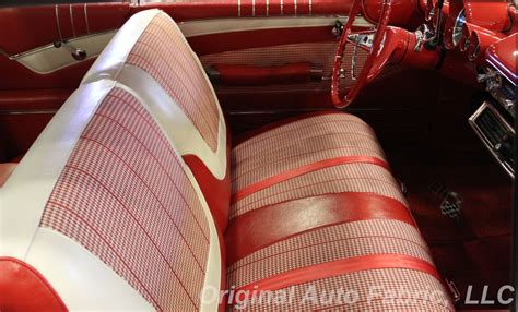 vintage ford upholstery fabric red striped metallic|old fashioned auto fabric.